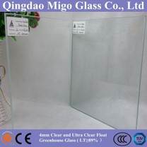 3.2mm 4mm Postrožena plovak solarne termalne stakla za ravni pločasti solarni Bojleri