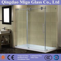 Tuš vrata od kaljenog stakla bez okvira