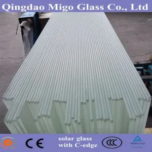 3.2mm ekstra čisto teksturirano solarno staklo