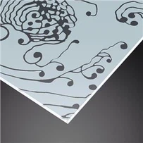 Pjeskareno matirano staklo